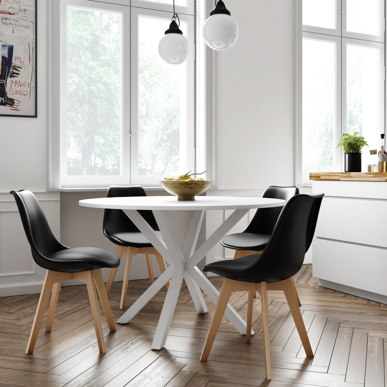 sedie nere,sedie moderne,sedie colore nero,sedie cucina
