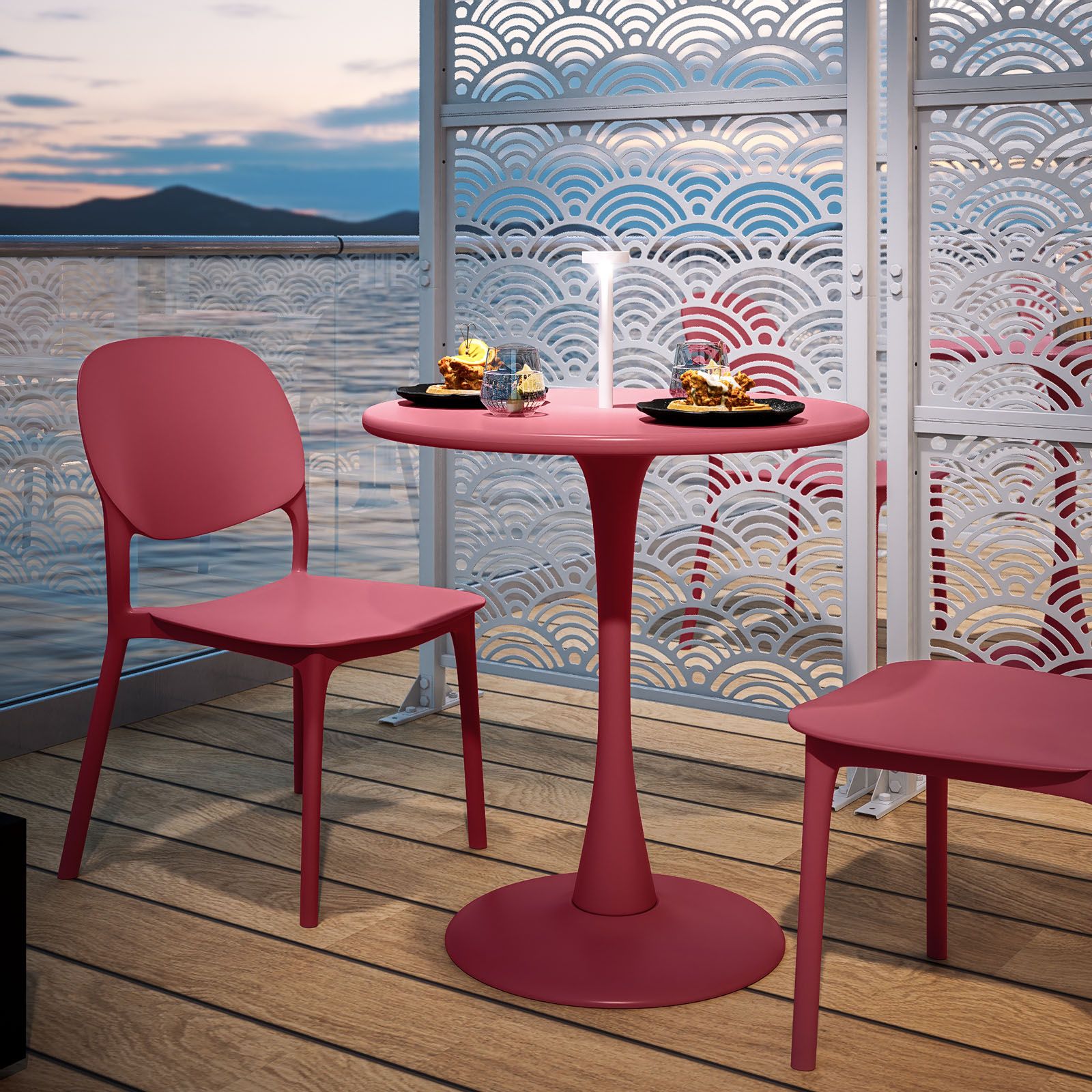 Tavolo Sedia Ikea Bianca Pelle Deghi Set Bistrot Bianco Set