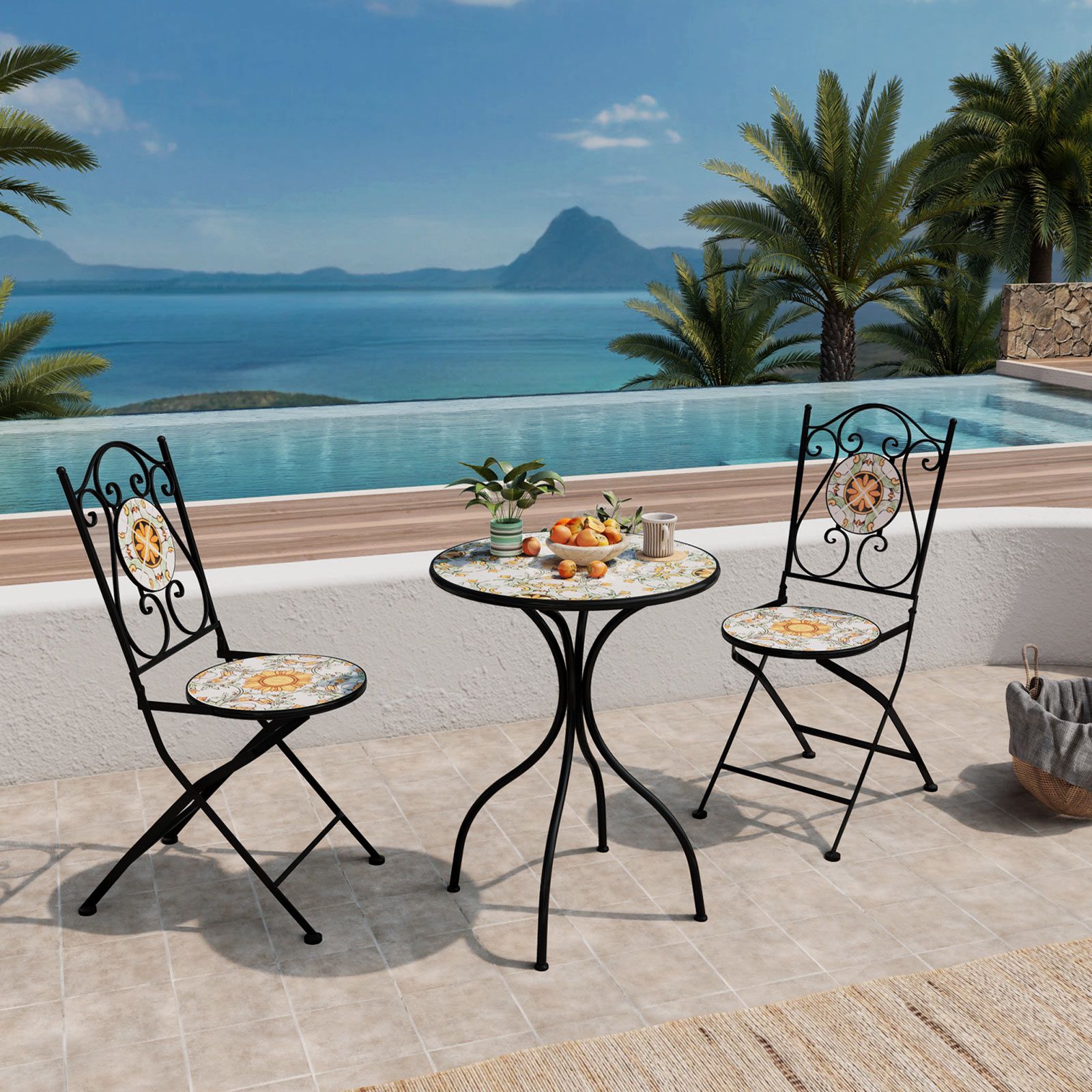 Set giardino dining FIORENZA tavolo e sedie - arredogiardini.it