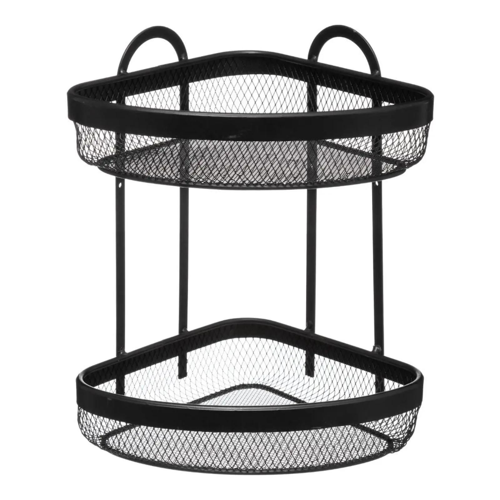 Set Di 2 Mensole Galleggianti Da Bagno Con Portasciugamani – Struttura In Metallo Nero E Ripiano In Vetro Temperato, Portata 1,1 Kg – Bianco - 4