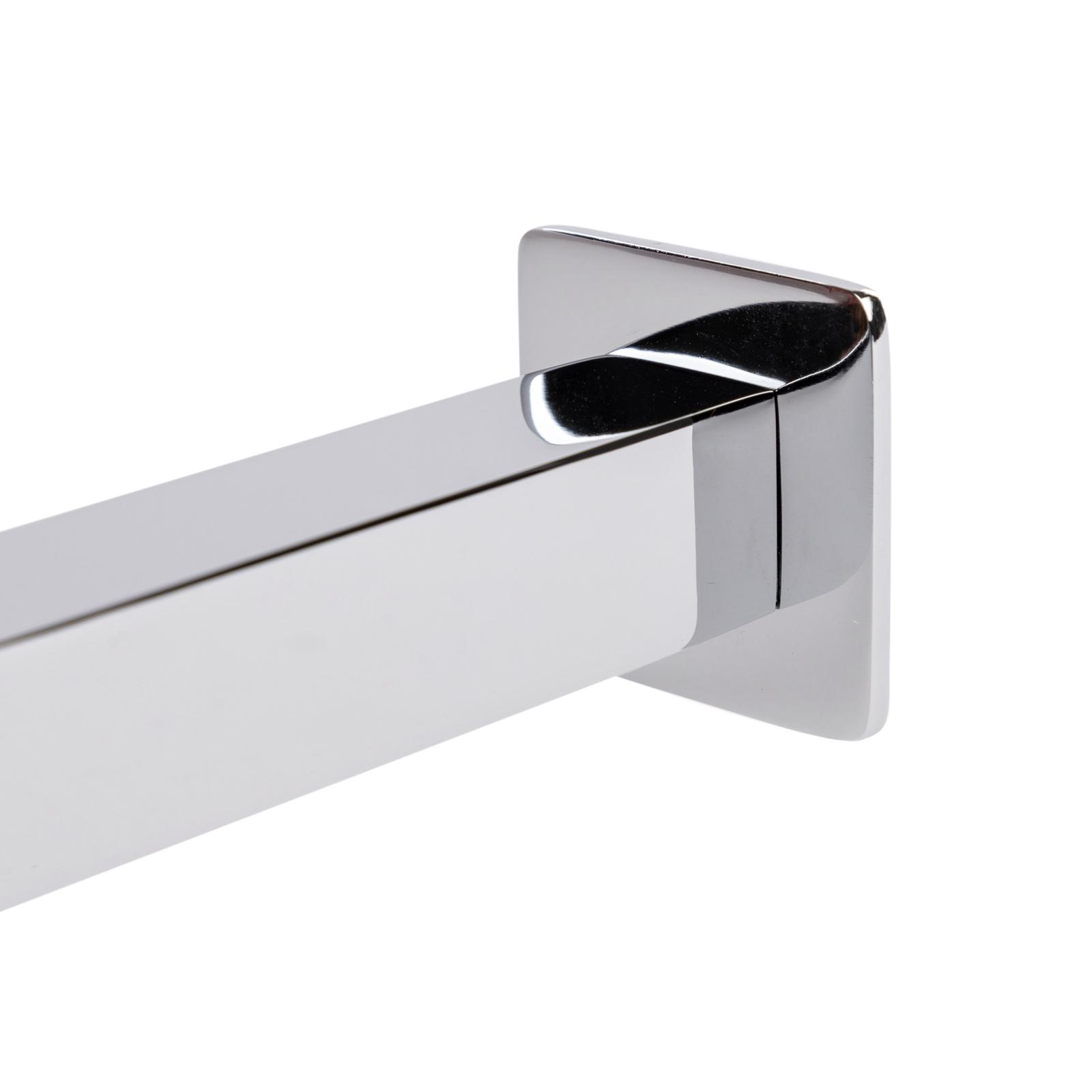 Set Doccia Cromato Con Soffione Rettangolare 30x20 E Kit Doccino - Ideale Per Il Tuo Bagno - 3
