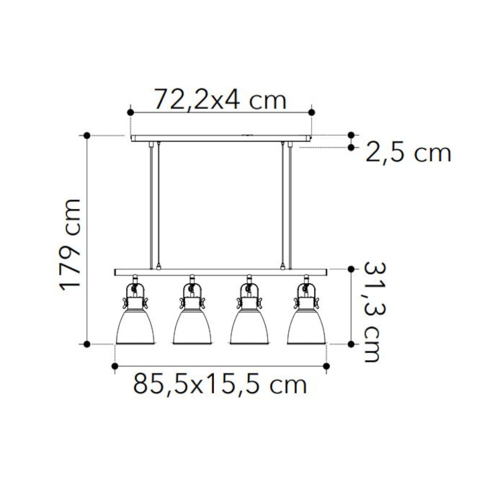 APPENDIABITI DA TERRA PIANTANA IN METALLO BIANCO 179 CM