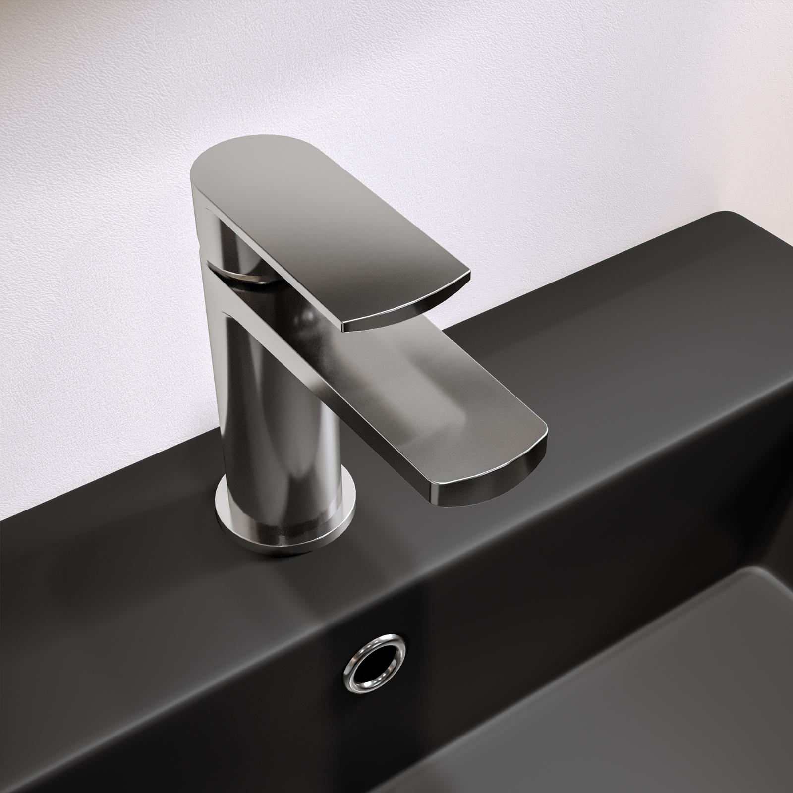 Set Completo Rubinetteria Bagno Openspaceshop - Miscelatore Bidet + Lavabo + Vasca | Finitura Argento Metallico - Foto 13