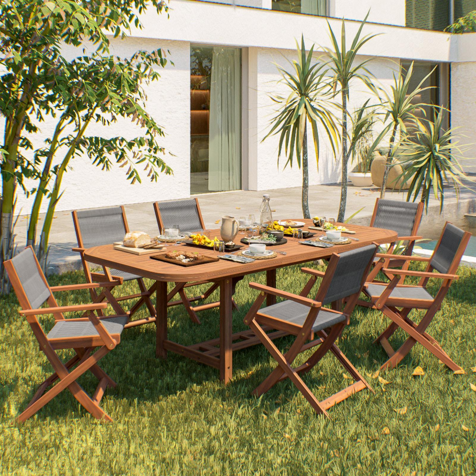 Legno Tavolo Da Giardino Con Sedie Richiudibile Sedie Pieghevoli