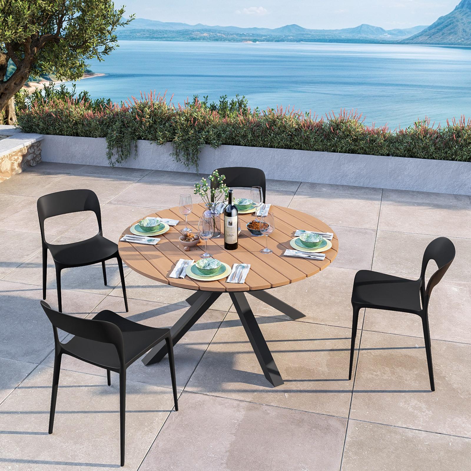 Sedia Impilabile Tavolo Rotondo Sedie Stokke Tripp Trapp Sedia