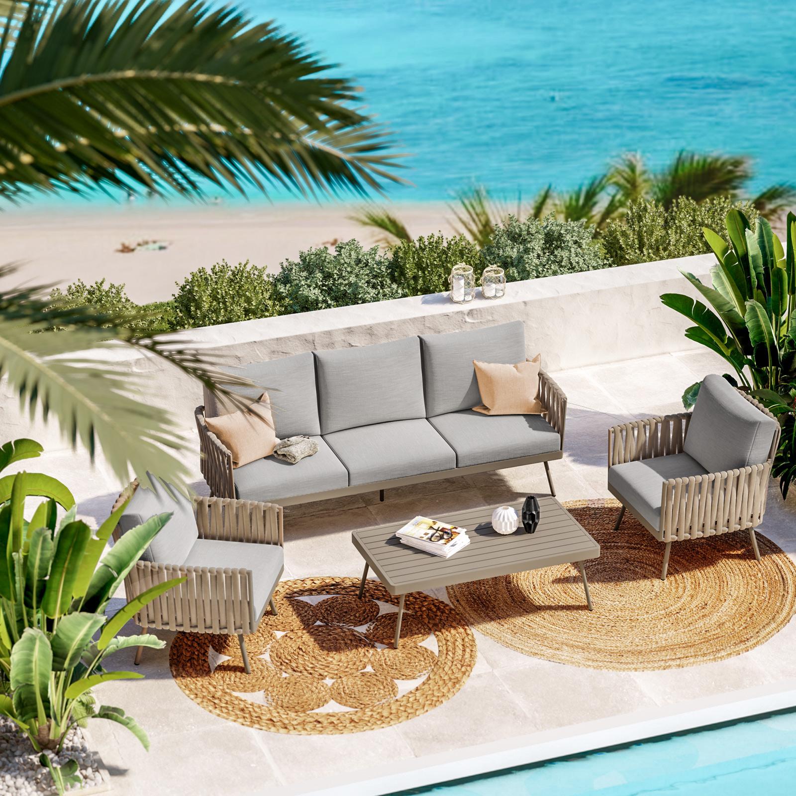 Da Giardino Deghishop Poltrone Divano Set Da Giardino Deghi Shop