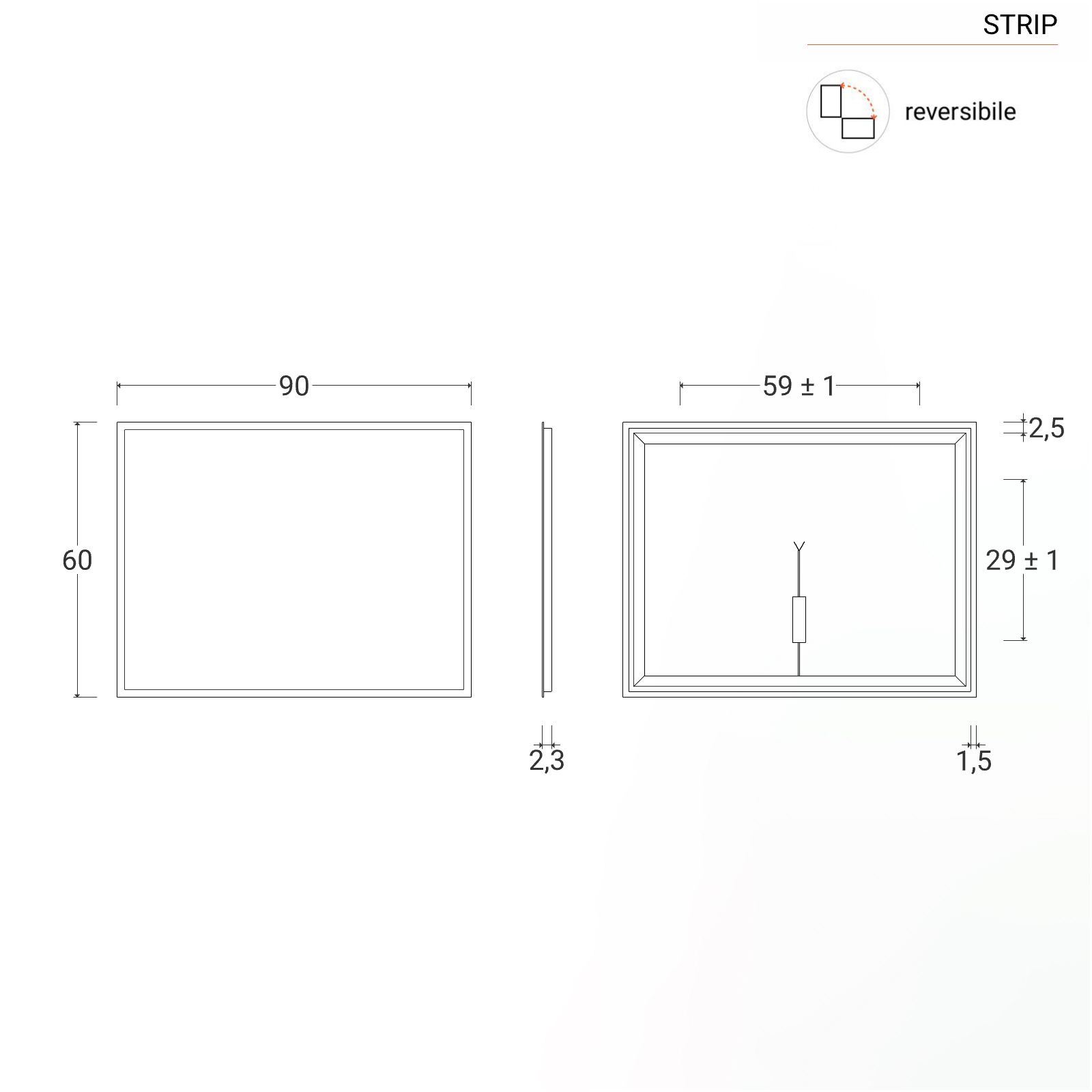 Specchio LED Mira White : Specchio Per Te