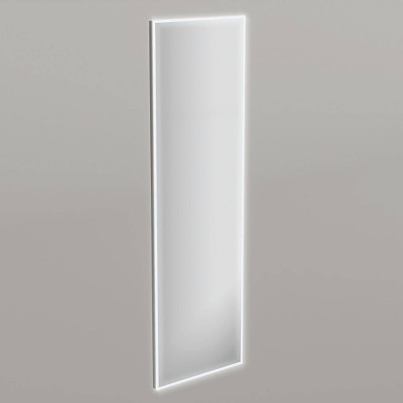 Specchio rettangolare da parete Lineabeta Speci cm 80x90. Con cornice  illuminata da luce led