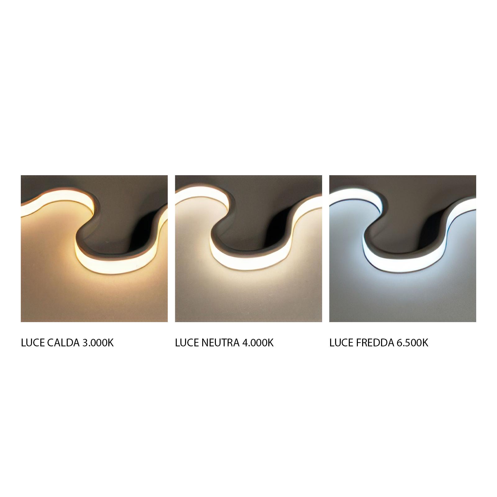 Specchio da bagno illuminato HOLLANDA Ledfronte LEDIMEX l.120 x H.80 cm