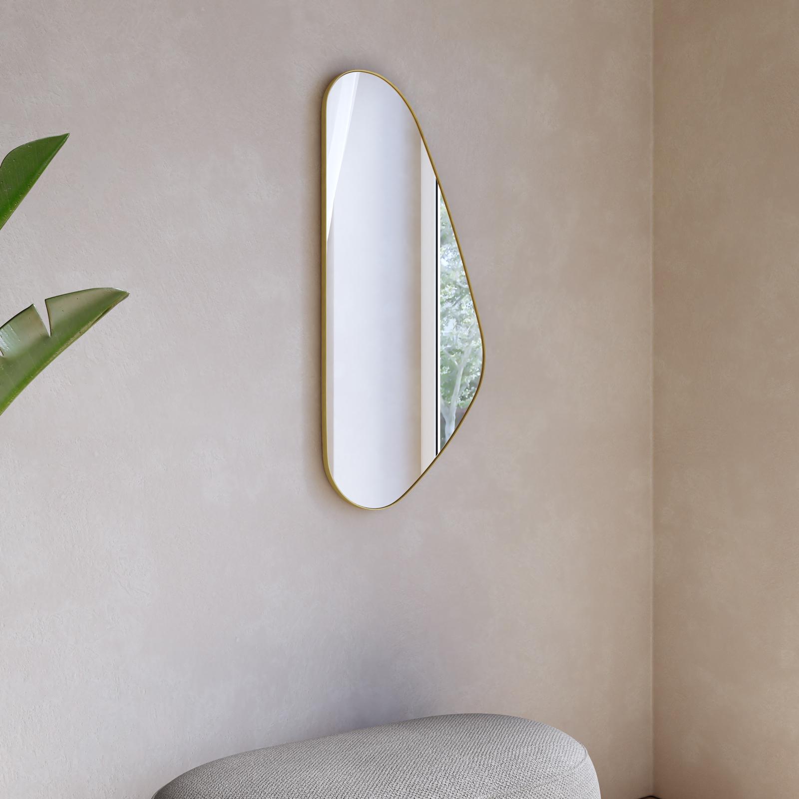 Specchio Da Parete Frame My Mirror - Cornice Bronzo Champagne, 50,8 X 91,4 Cm, Resistente All'Umidità, Per Bagno O Soggiorno - 4