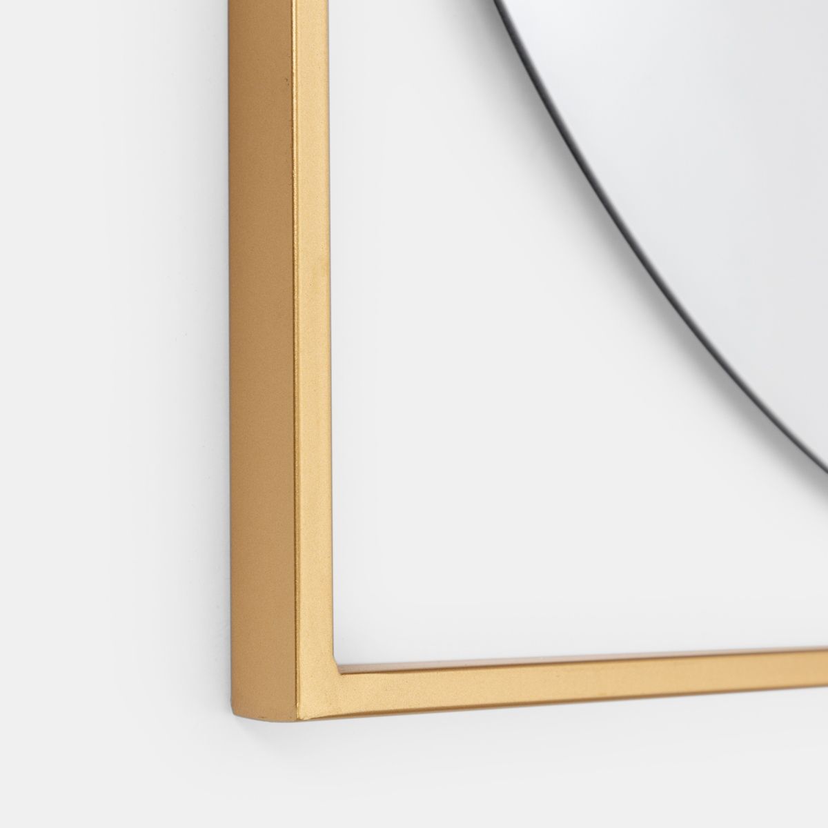 Specchio con cornice in foglia oro rotondo 70 cm art 1065-a serie