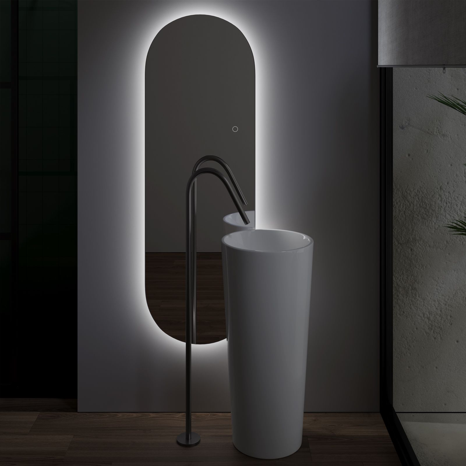 Specchio Da Bagno retroilluminato LED SMART (150x60cm