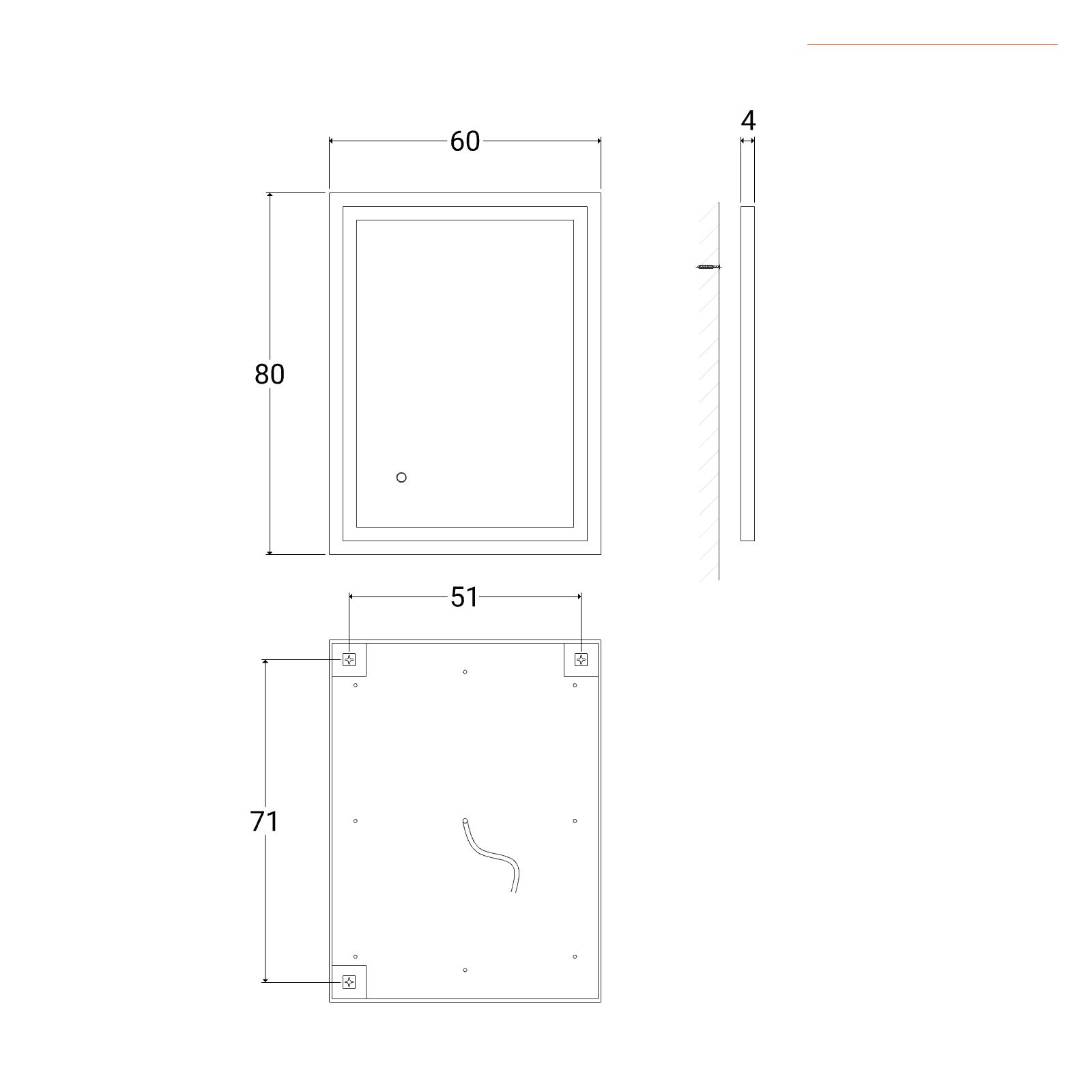 CORNICE A LED A1 SU PIANTANA CM. 180H