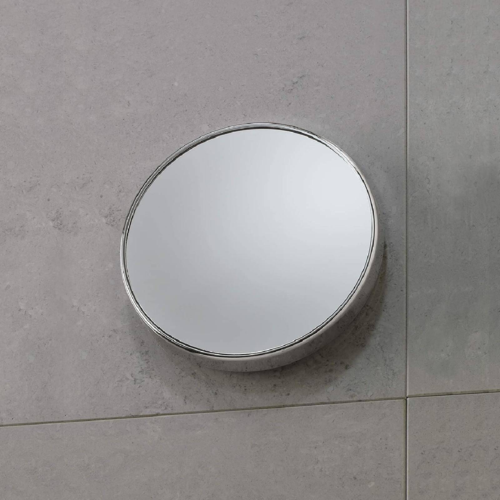Specchio tondo Ø15 cm con ventose ingrandimento 3x - Gedy