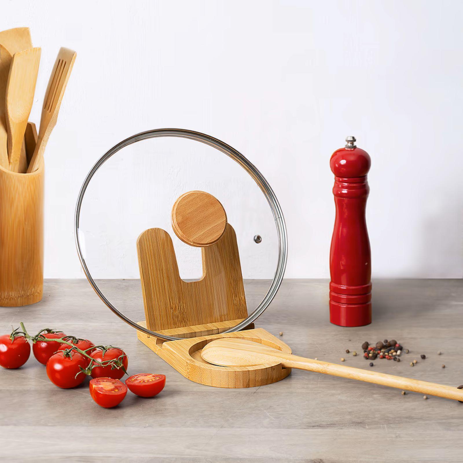 Saliera In Bambù Con Cucchiaio Integrato E Coperchio Magnetico Girevole 360° – Contenitore Per Sale E Spezie 200 Ml