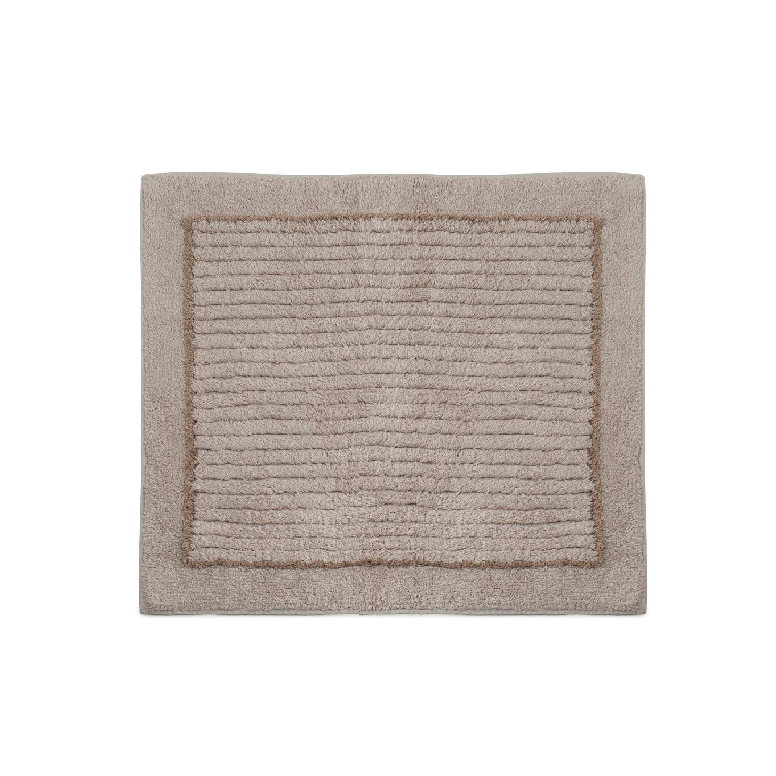 Tappeto bagno antiscivolo 50x50 cm in cotone beige - Land di Gedy