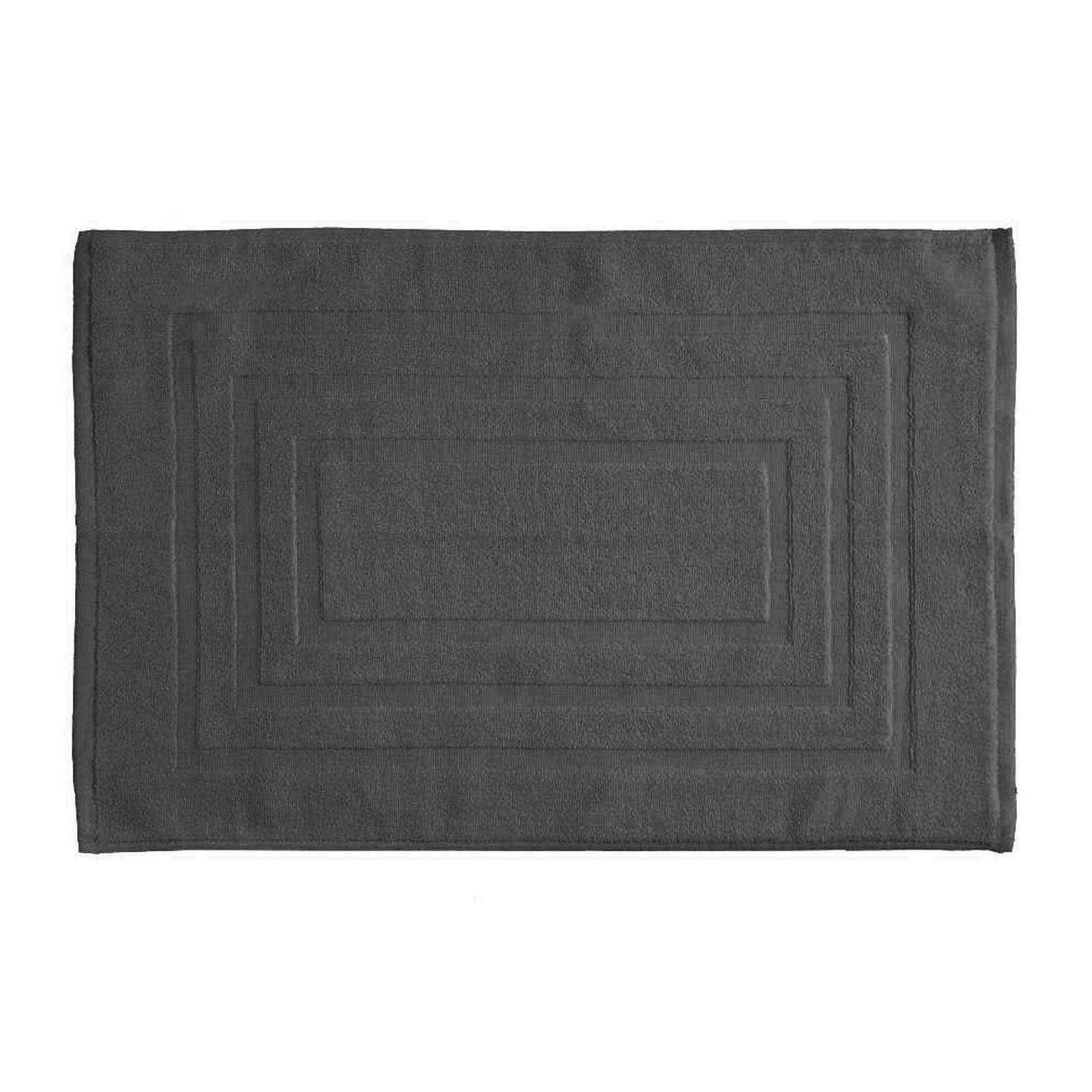 Tappeto da bagno scendidoccia 45 x 65 cm in cotone nero