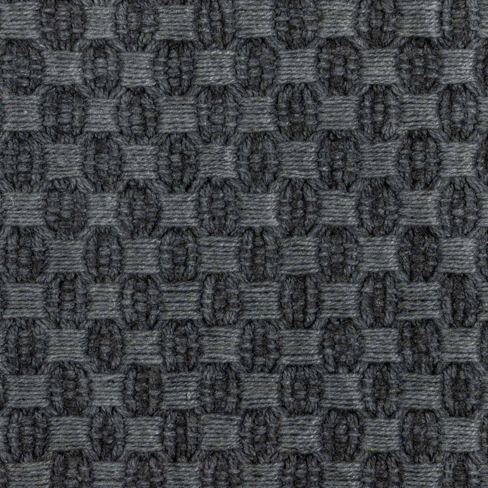 Tappeto da interni 60x90 cm in cotone grigio scuro