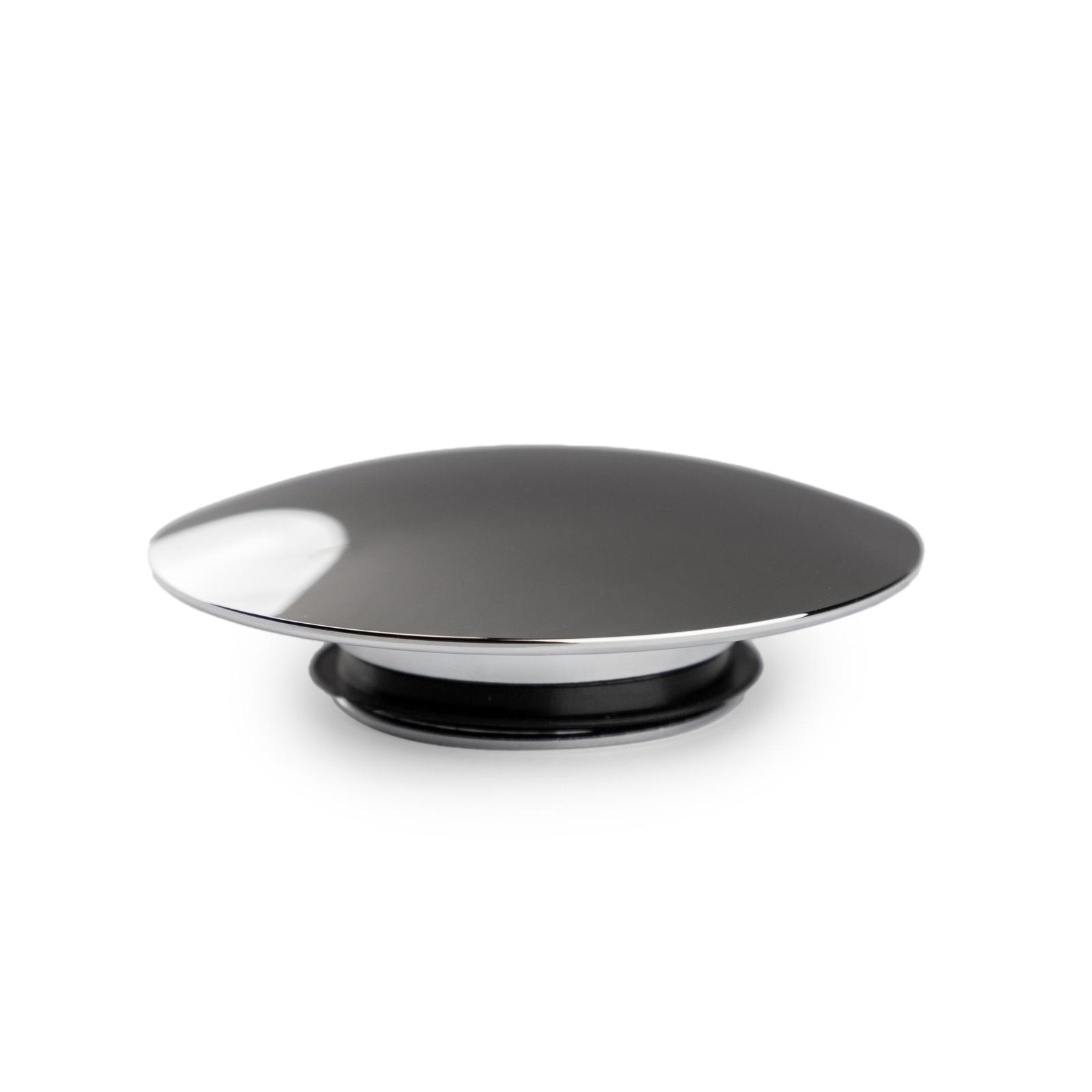Piletta Per Lavabo Click-clack EQUATION Attacco 1 1/4 Foro 32 Mm In Ottone Grigio Argento Cromo 82261532