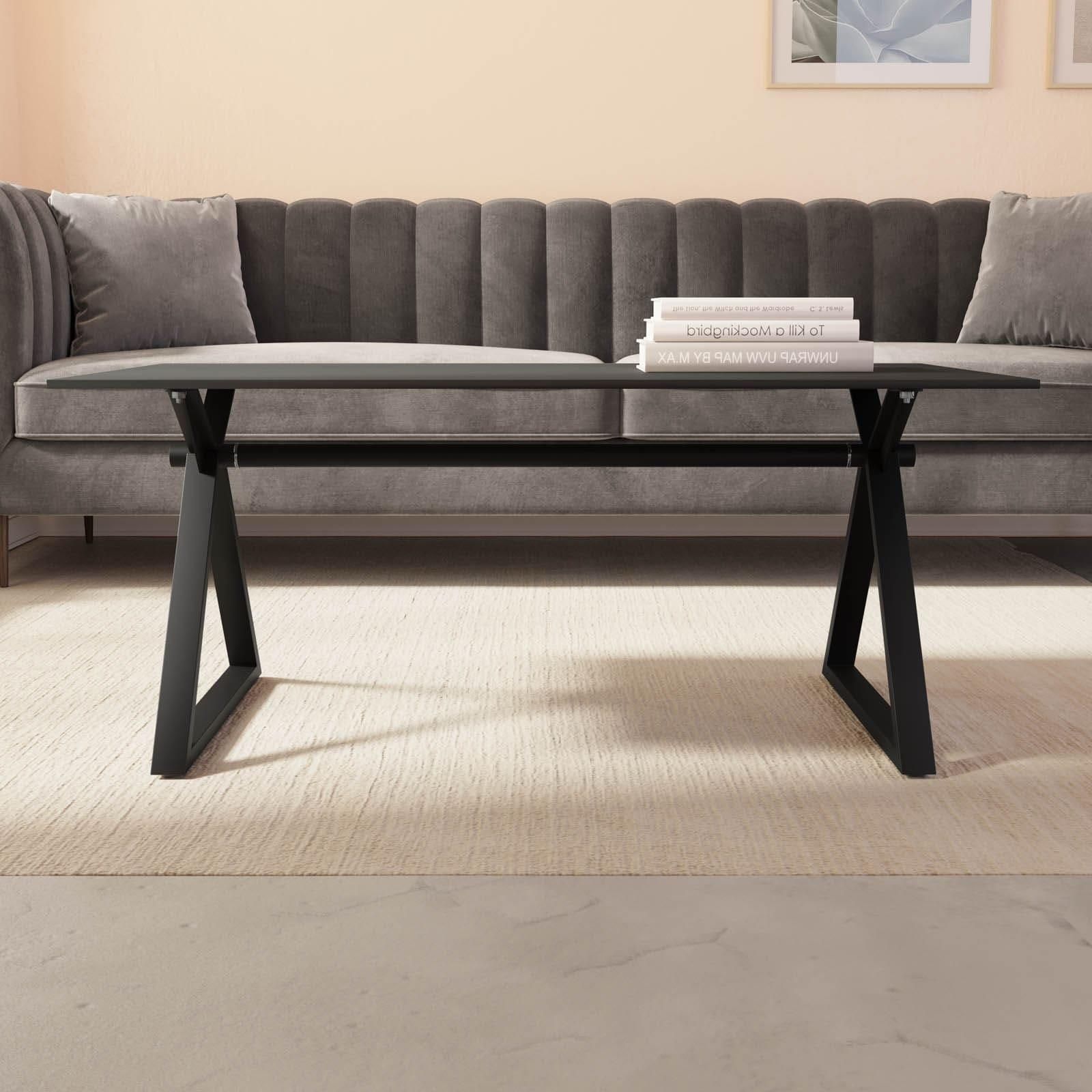 Tavolino da salotto Pompano in marmo nero H 60cm - AVECASA
