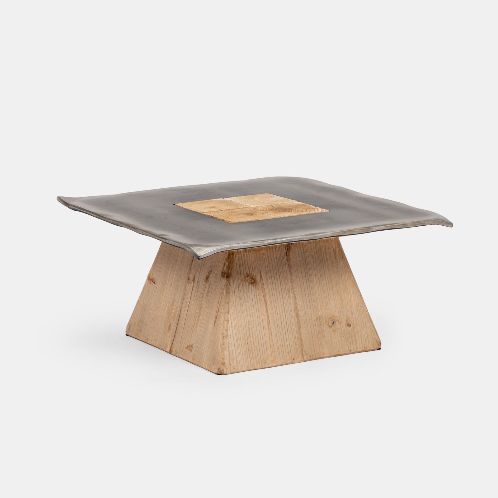 Tavolino Laterale Industriale Relaxdays - Legno E Metallo, 57.5x47.5x25cm - Foto 14