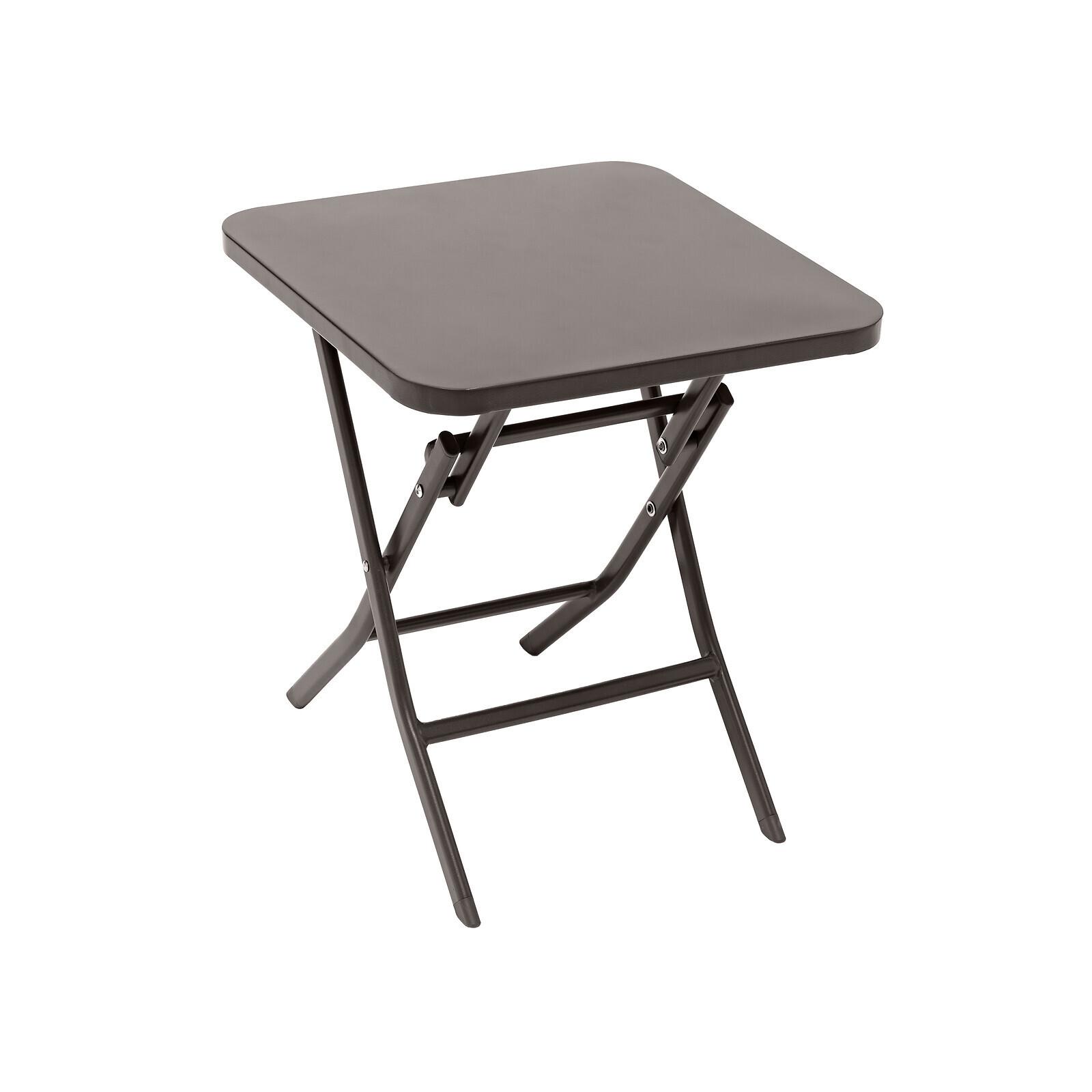 Tavolo Da Giardino Pieghevole VidaXL 40x40x40 Cm – In Legno Massello Di Acacia Con Finitura A Olio, Per Esterni E Interni