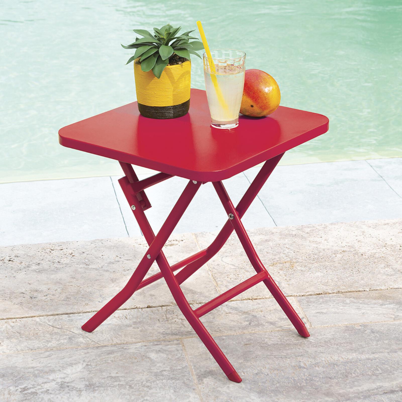 Sgabello Pieghevole, Tavolino Pieghevole Da Esterno, Tavolino Portatile, Tavolino Piccolo, Tavolino D'accento, Tavolino Da Caffè Piccolo - Foto 3