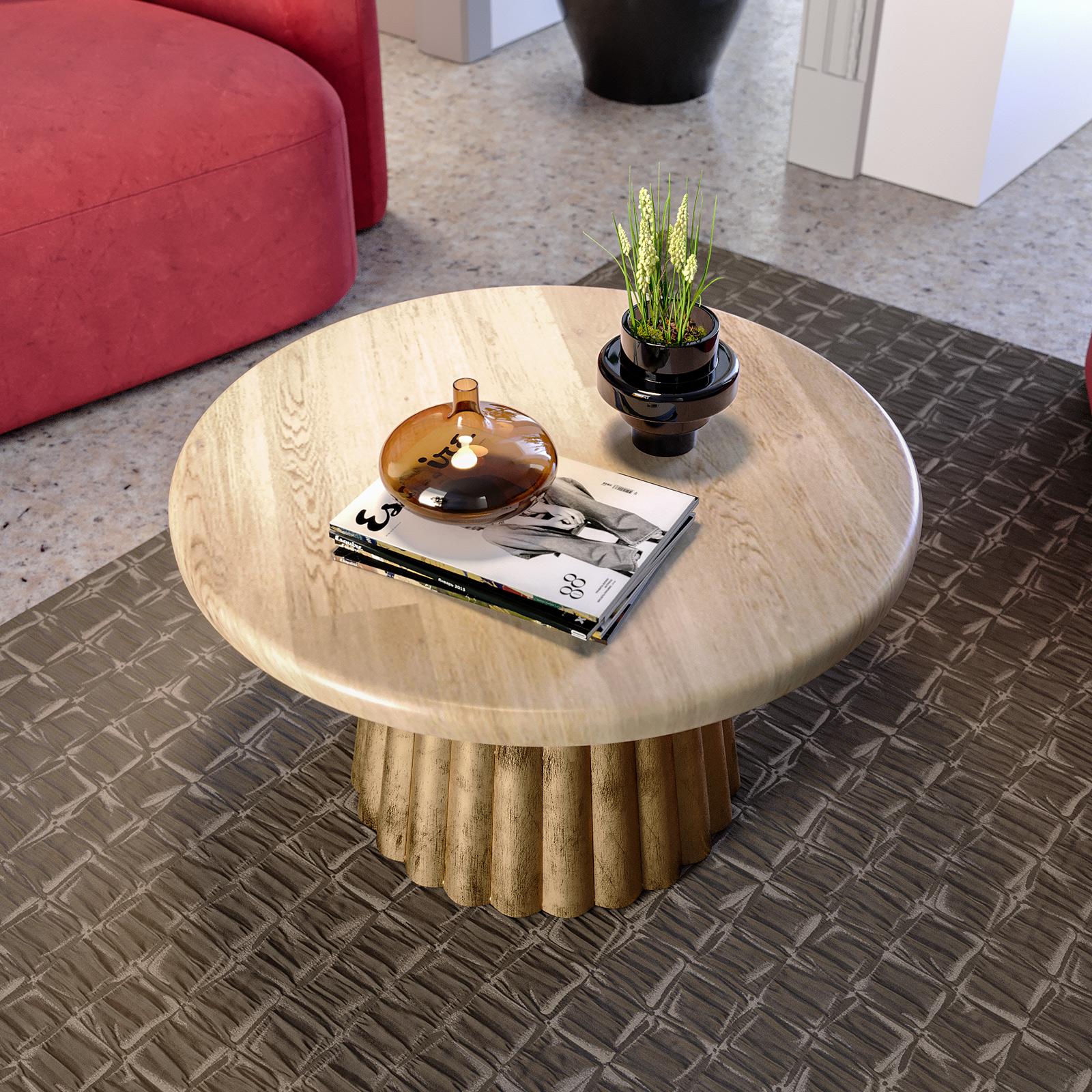 Tavoli Tavolino Rotondo Oro Tavolino Salotto Moderno Tavolino