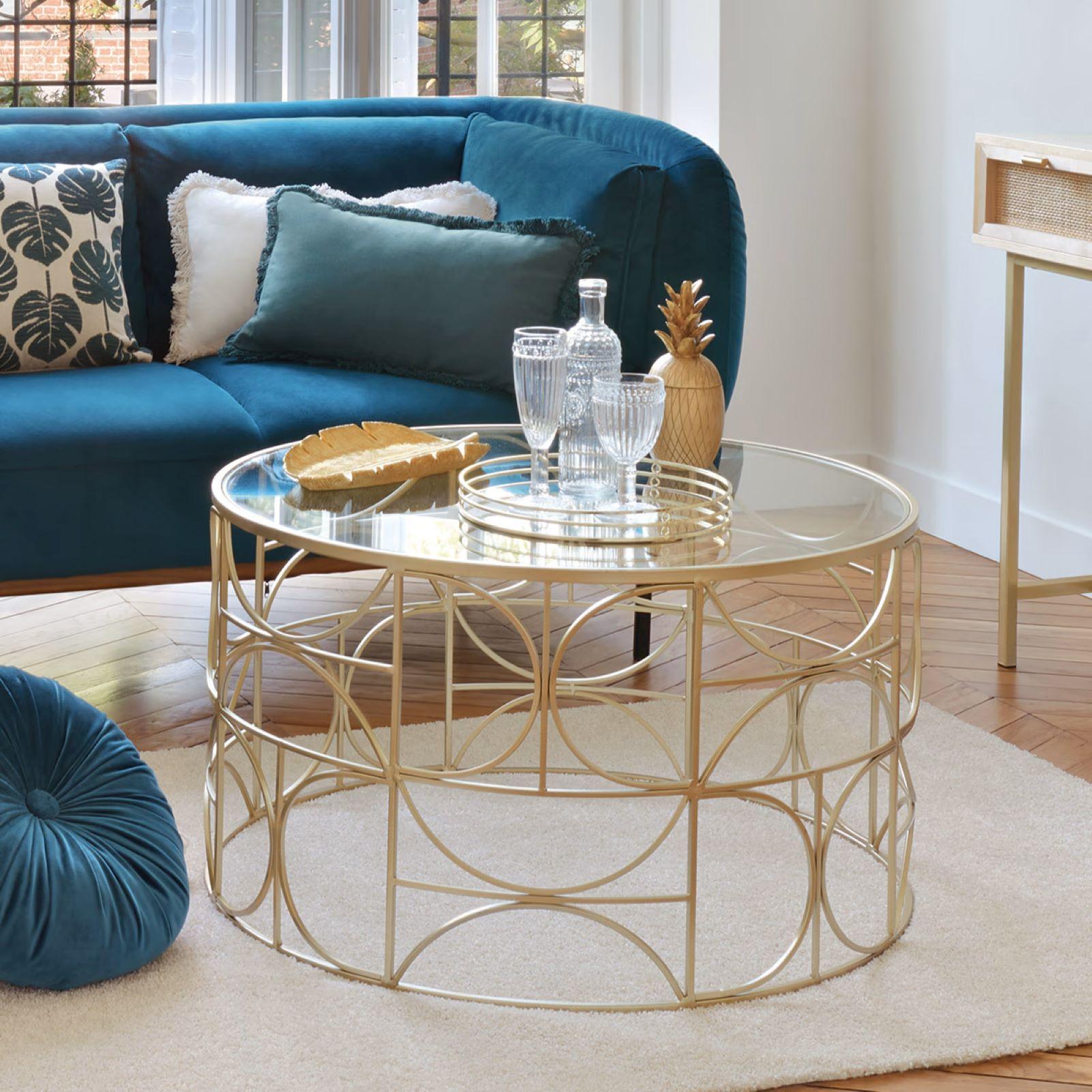 Tavolino Salotto Tavolino Oro Tavolino Rotondo Tavolini Bassi In