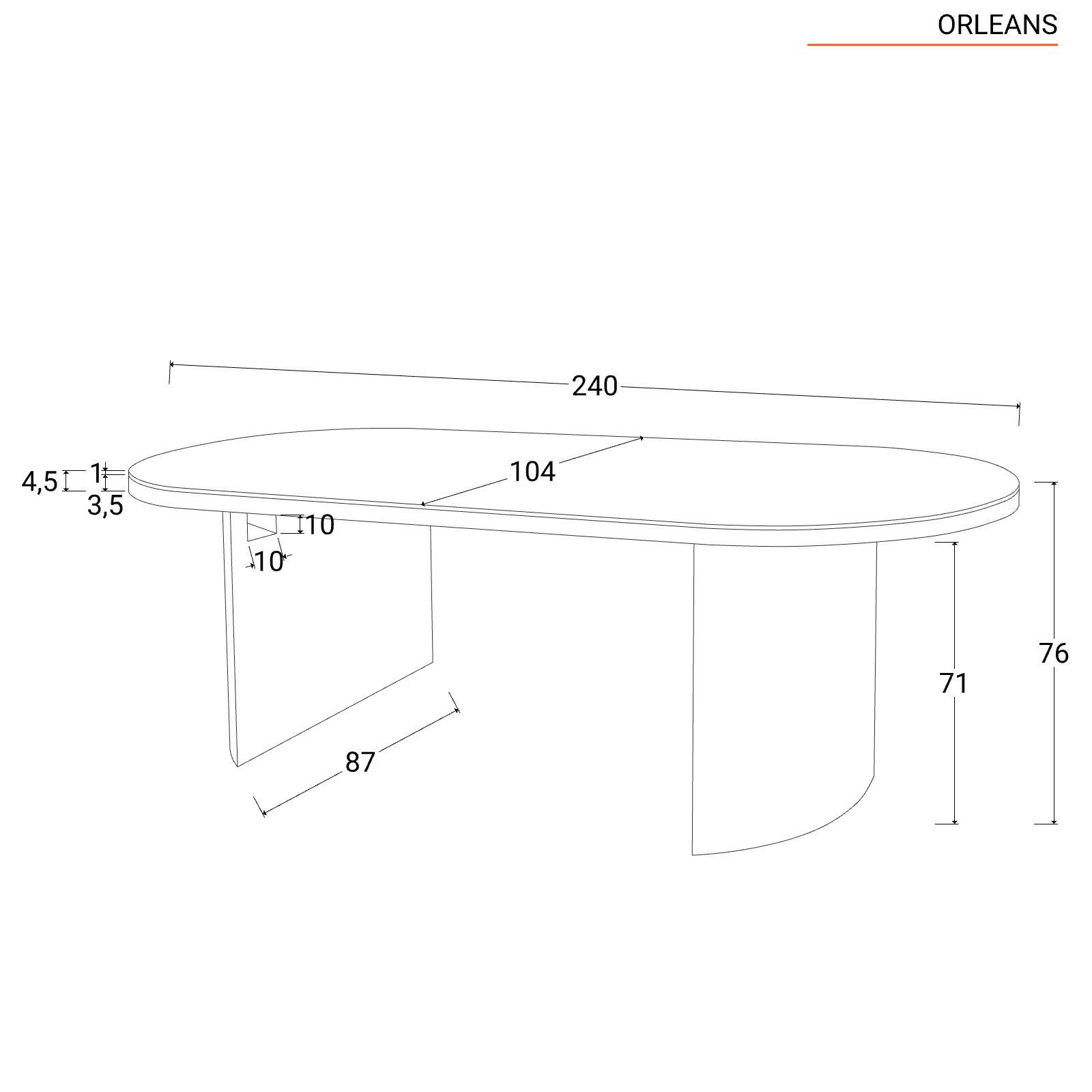 Libreria 120x183h cm in legno di abete con cornice nera - Orleans