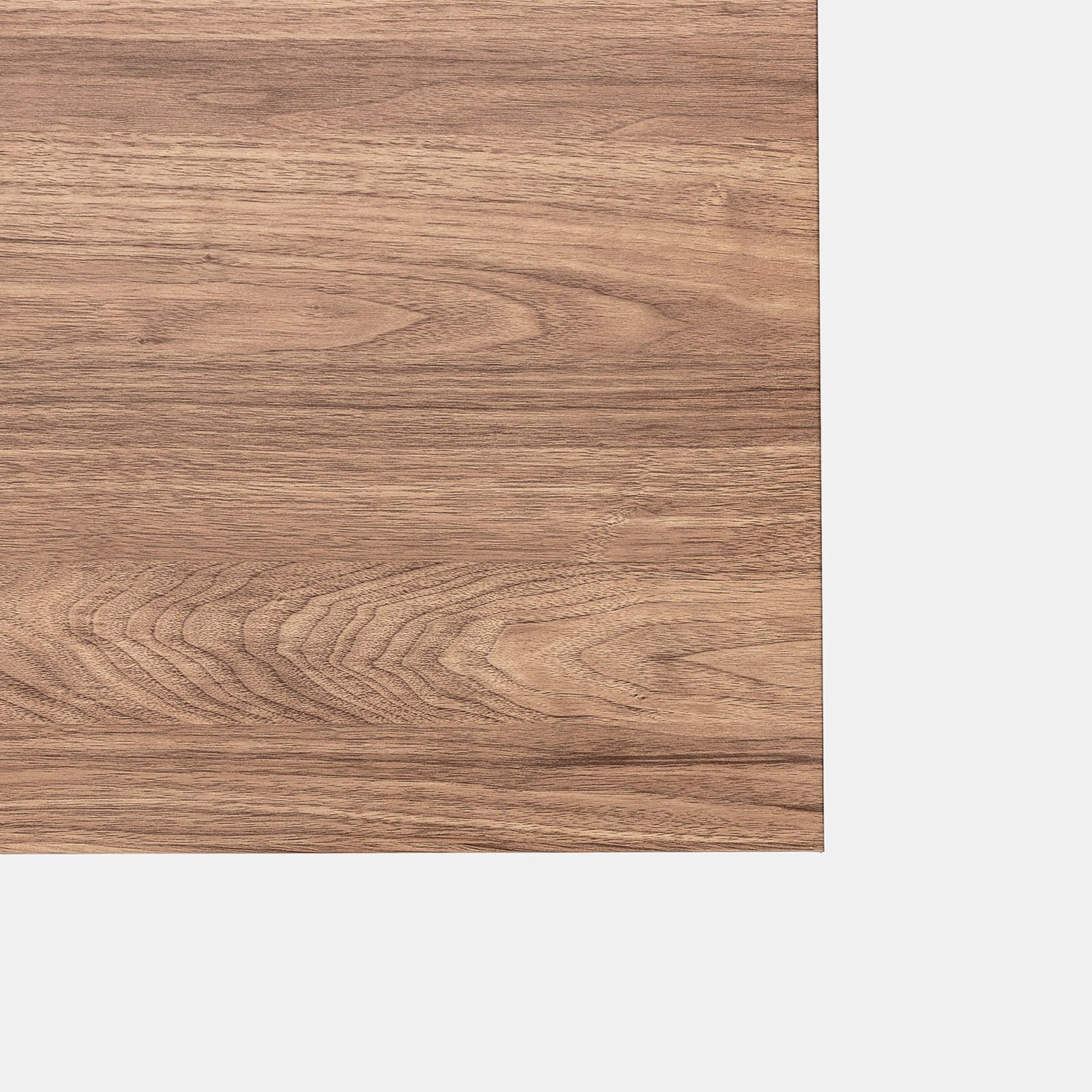 Tavolo allungabile 160-200x90 cm in legno rovere quercia e gambe dritte  nere - Manty