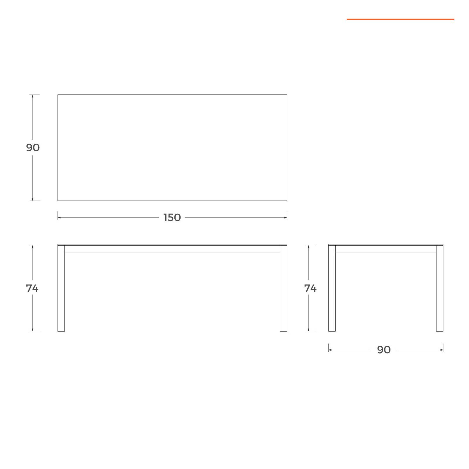 Tavolo da esterno Zaltana allungabile in alluminio marrone opaco 140 (200)  x 90 cm