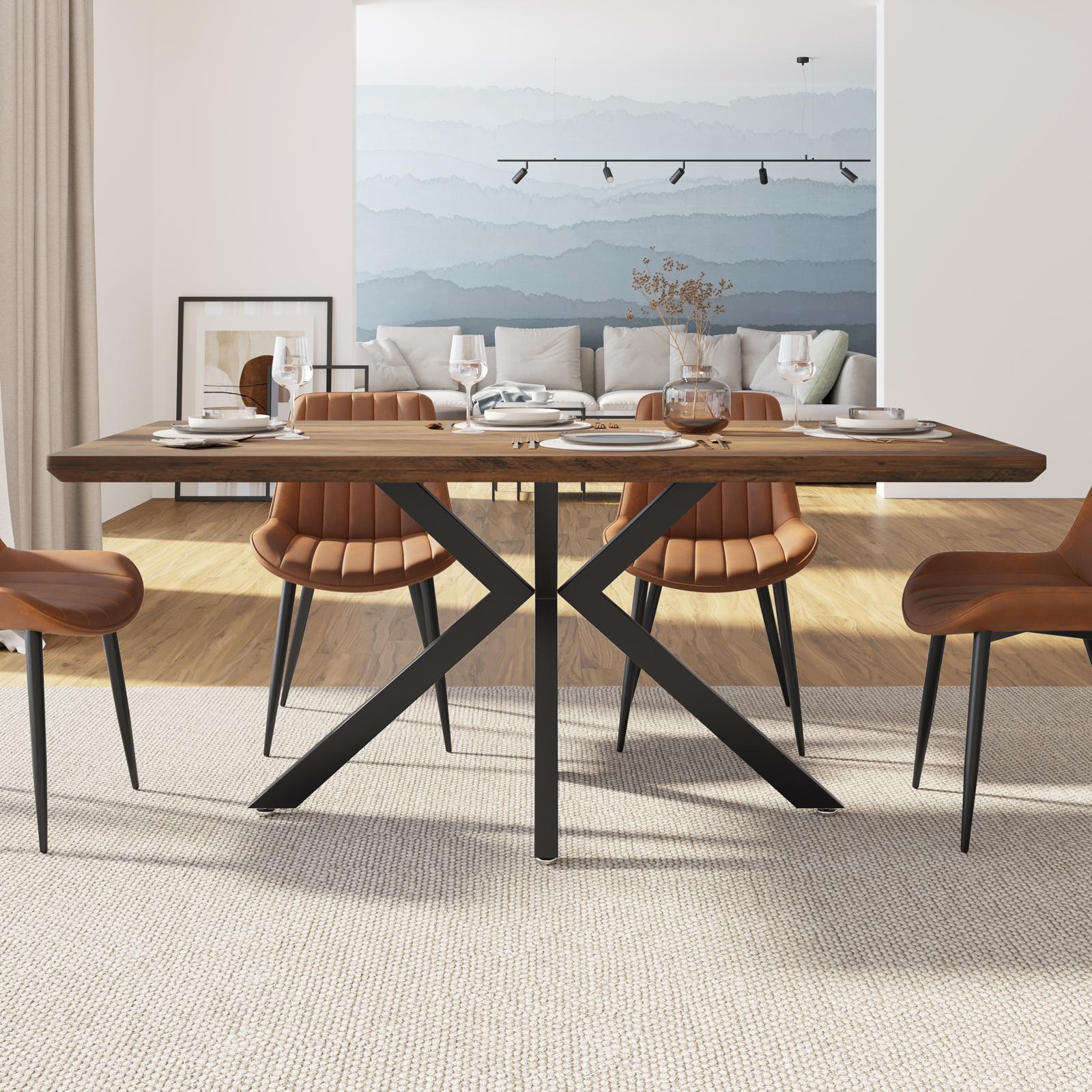Hallowood Furniture Hereford, piccolo tavolo da pranzo in rovere chiaro, quadrato, in legno di rovere massiccio, tavolo da pranzo per cucina, colazione, casa, ufficio o bar