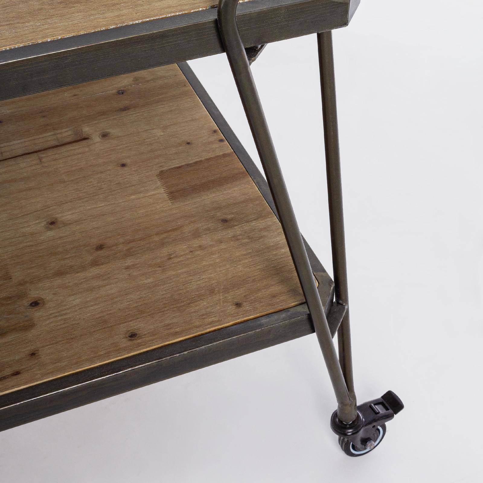 Set 4 Espositori In Legno A Più Piani Impilabili, Organizer Da Tavolo Per Dessert E Decorazioni, Stile Country, Buffet E Scrivania