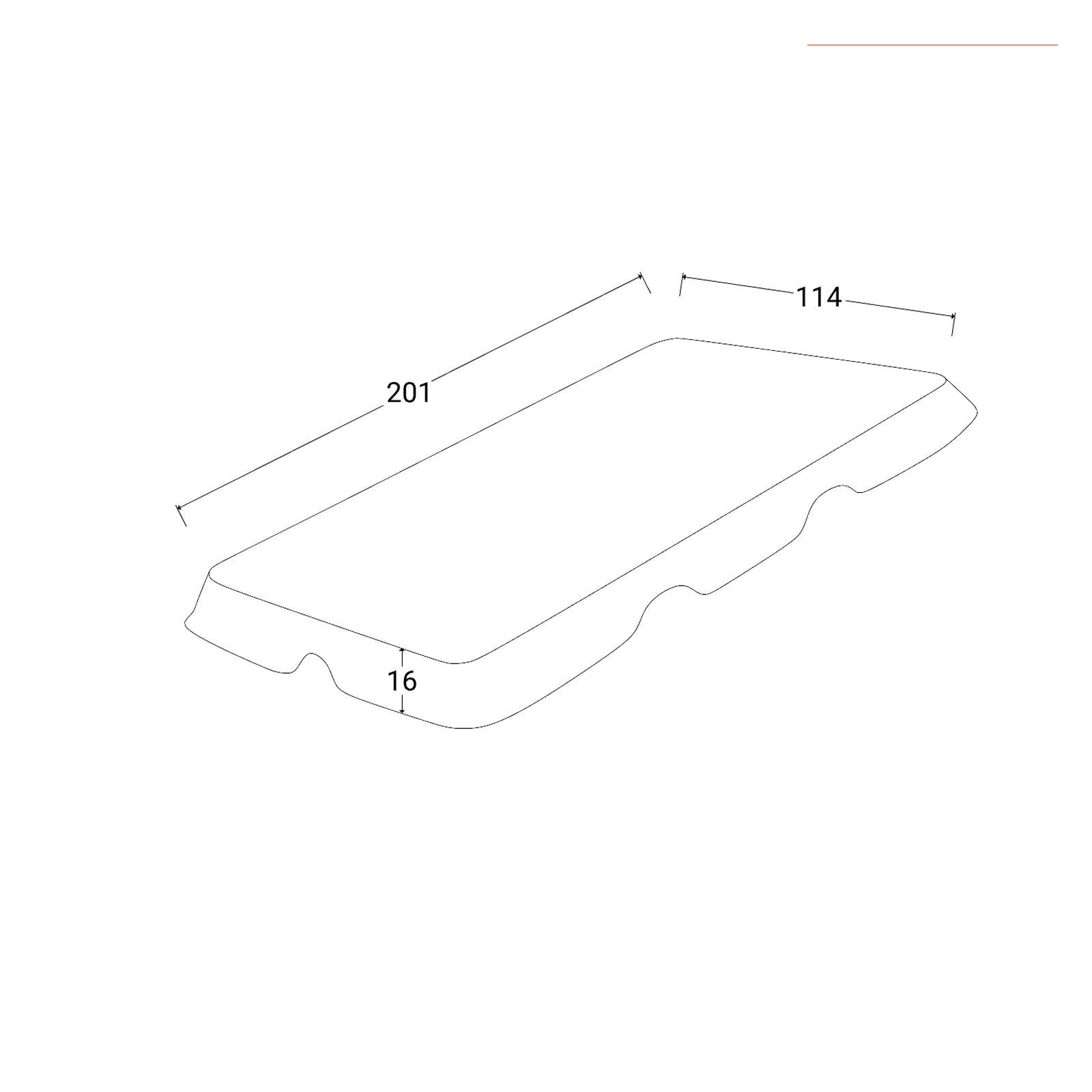 Telo Per Dondolino Swing Beige Melange - Compatibile Con Stiliac, 5392 - Foto 6