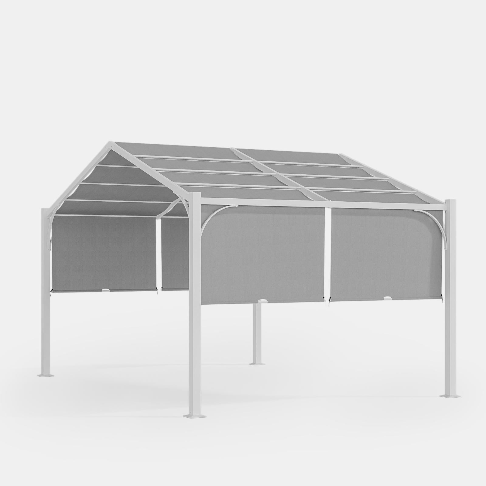 Telo Di Ricambio Per Gazebo GAZ372 3x4 Metri - Poliestere Resinato 210 Gr, Colore Sabbia, Antivento, Resistente Ai Raggi UV