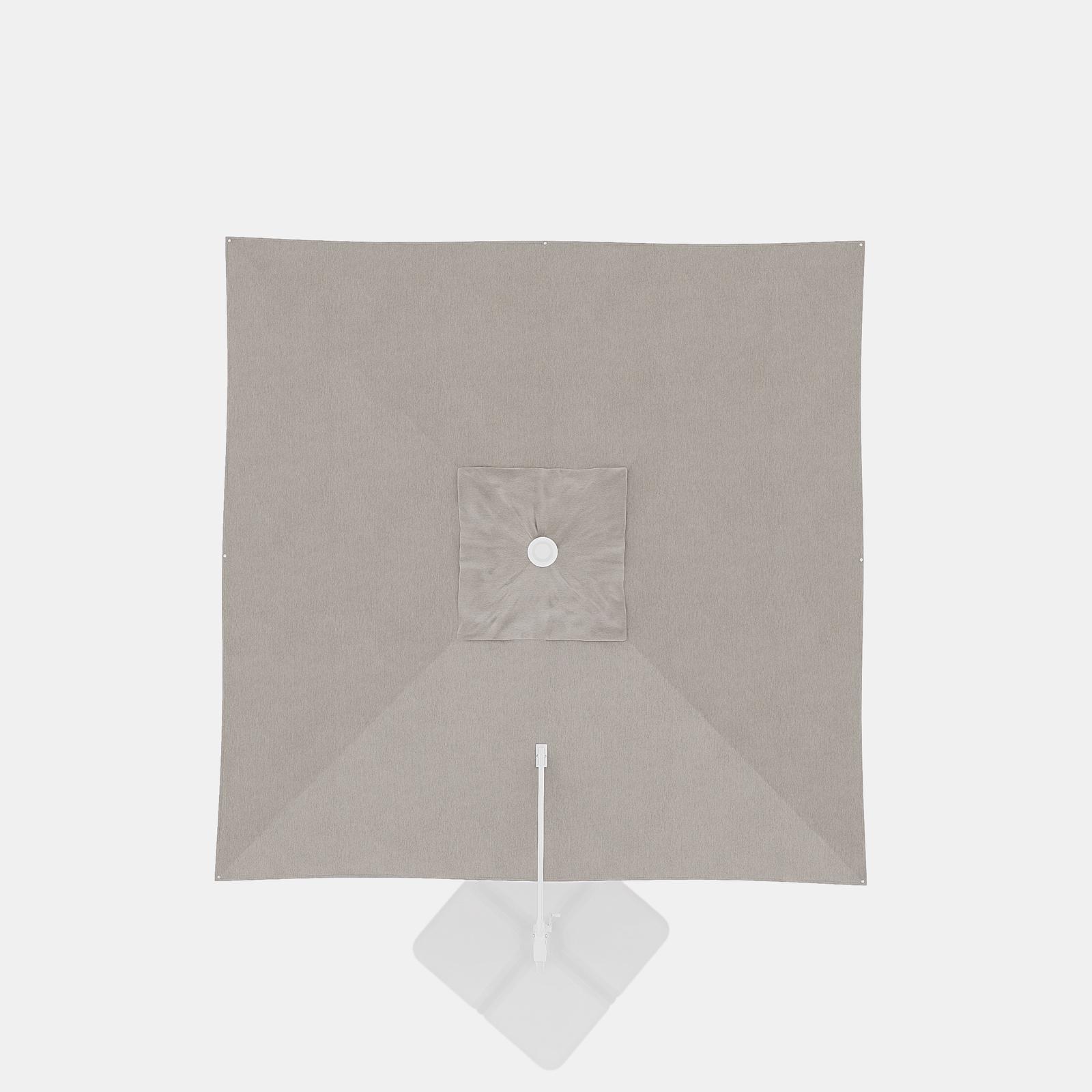 Telo di ricambio ombrellone 3x3 m colore naturale con flap - Corfù