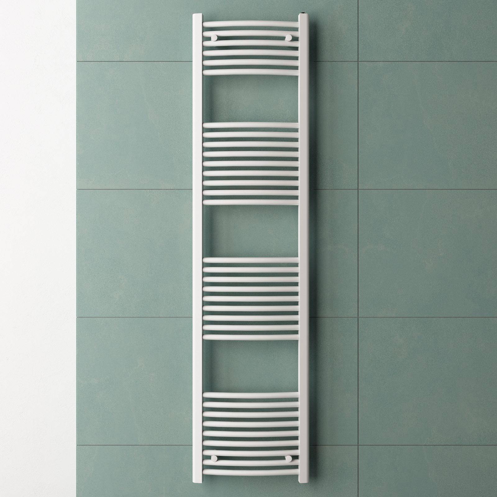 Termoarredo scaldasalviette 1800x450 bianco interasse 400 mm - Alpina