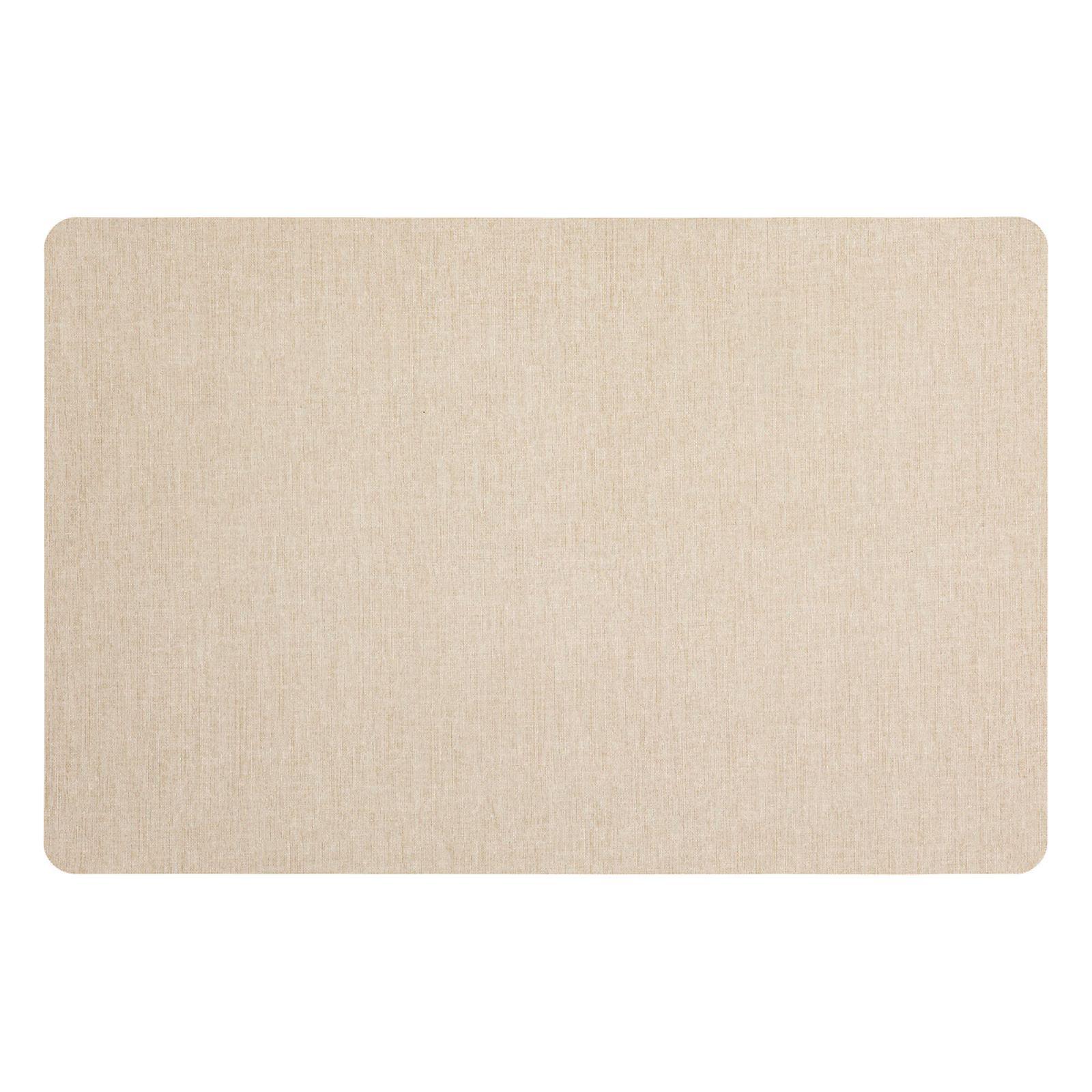 Matches21 Set 8 Tovagliette Borma In Plastica Intrecciata: 45x30 Cm, Beige, Lavabili E Resistenti Per Interni/Esterni