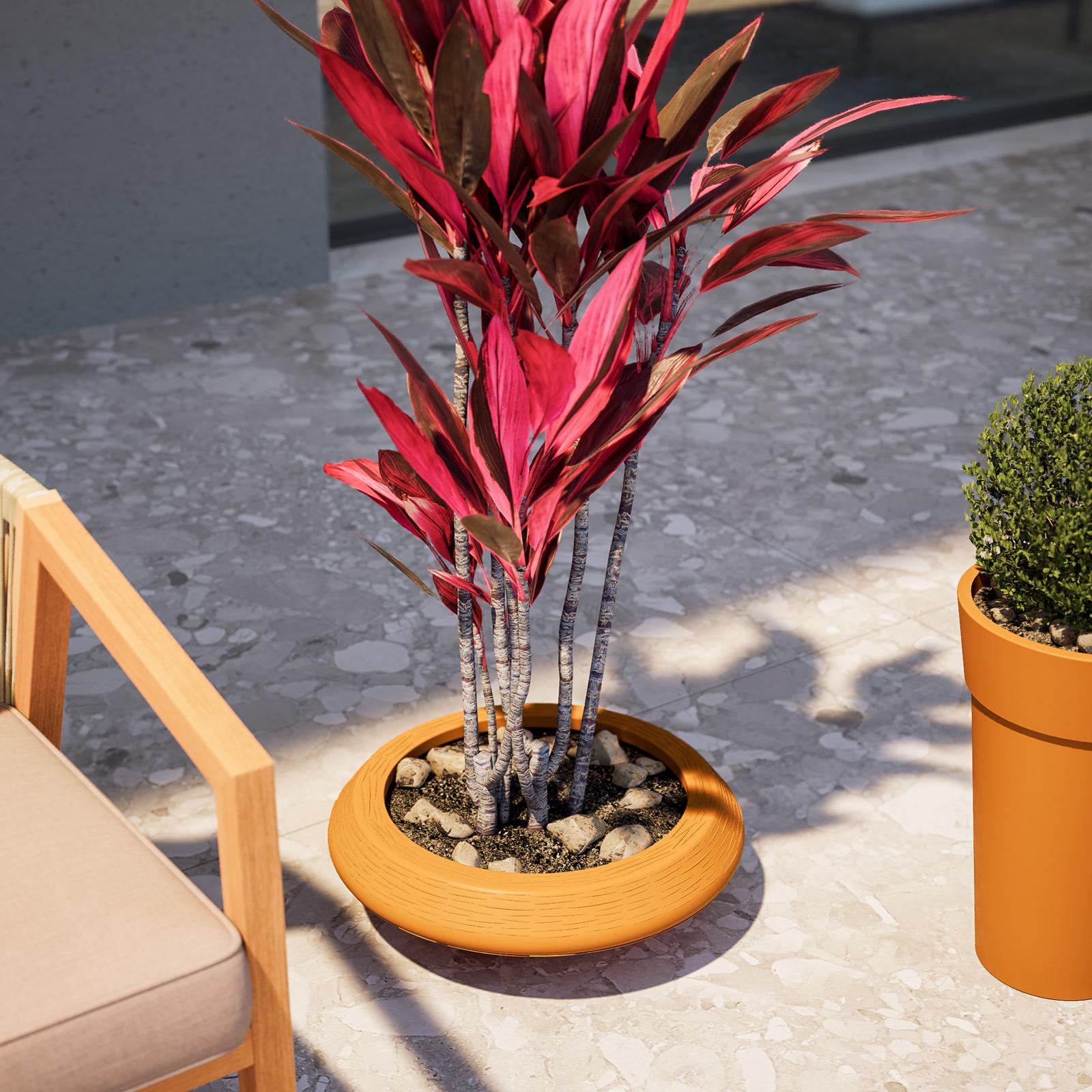 Vaso Da Fiori Capi Nature Rib Sferico – Avorio 10x8,5 Cm – Per Interni