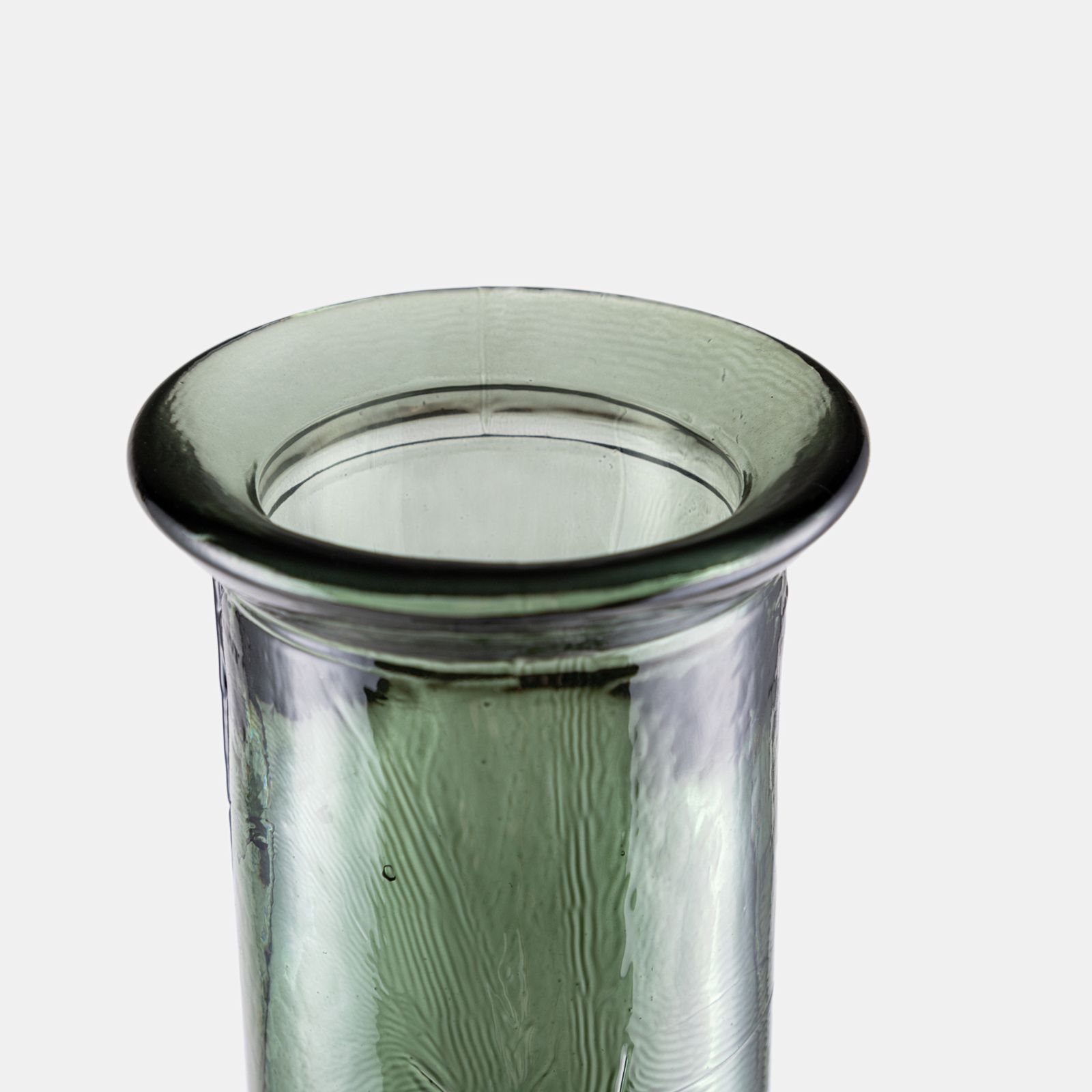 Vaso contenitore vetro verde 34l | WAY HOME STORE