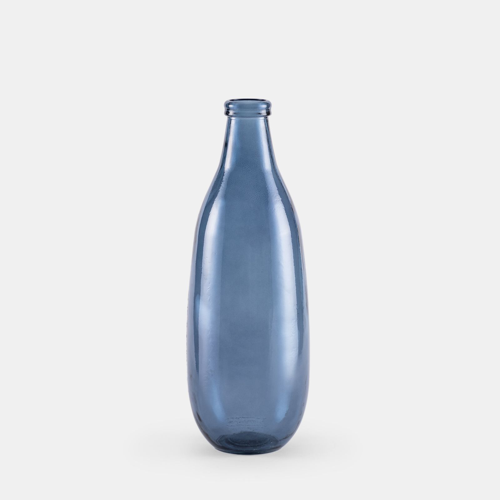Vaso in vetro colorato blu