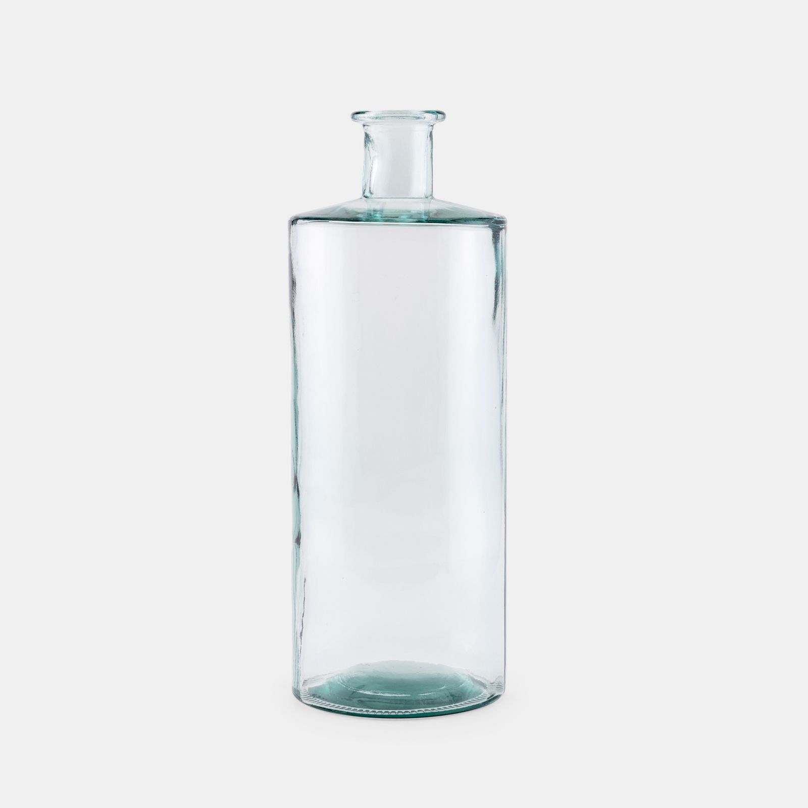 Vaso h 40 cm in vetro riciclato trasparente - Plein