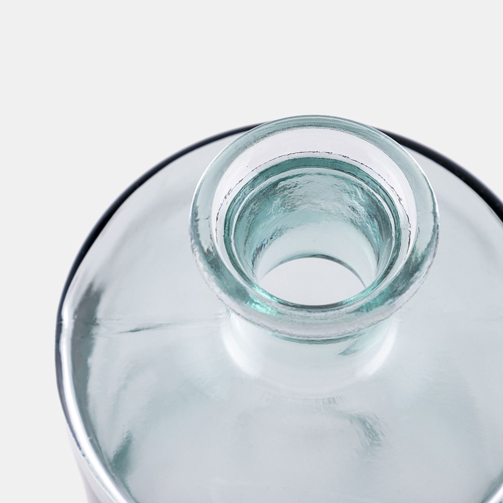 Vaso da interno h 40 cm in vetro riciclato trasparente - Astred