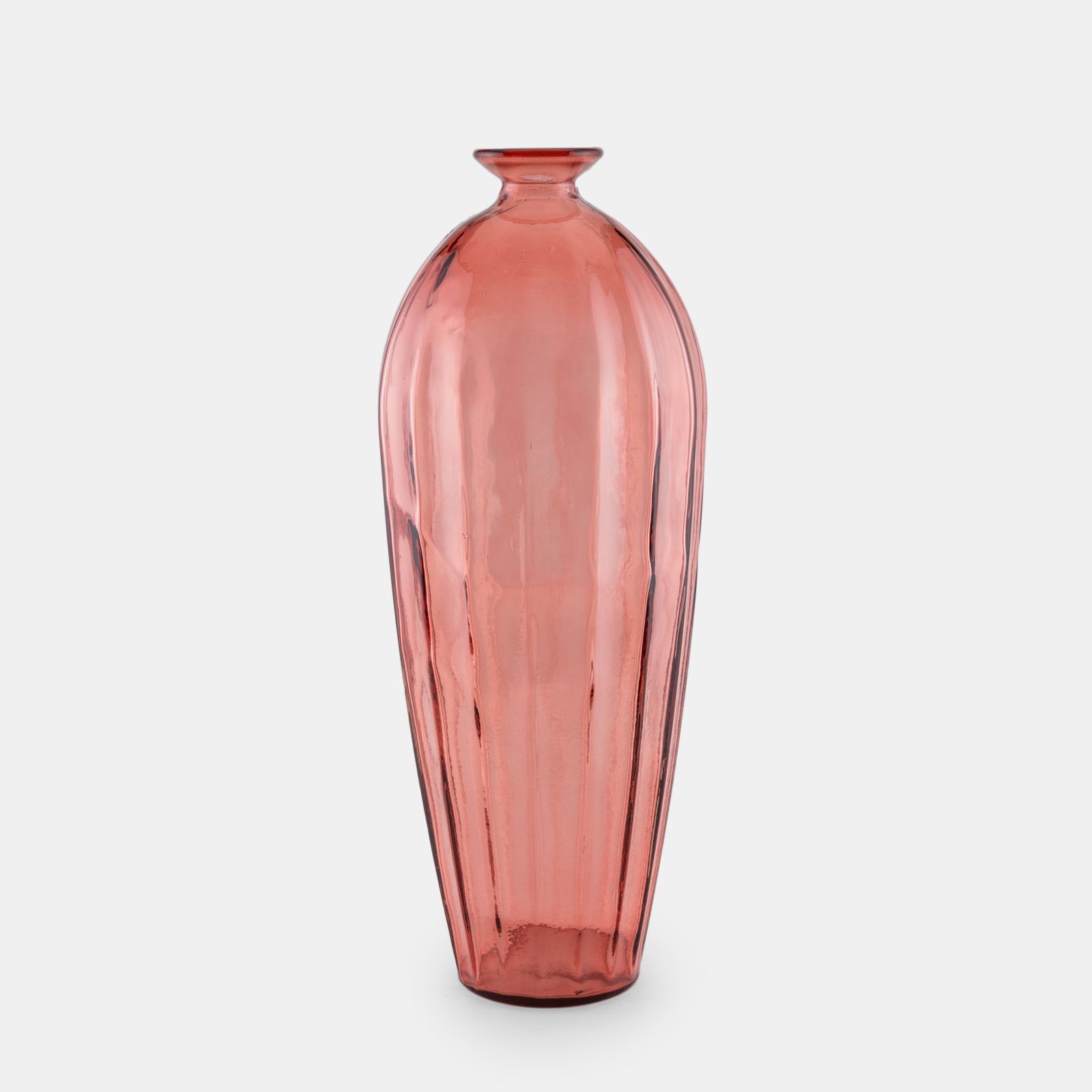Acquista Vaso da Terra Vetro Riciclato Rosa cm 28x60 Online➤Modalyssa