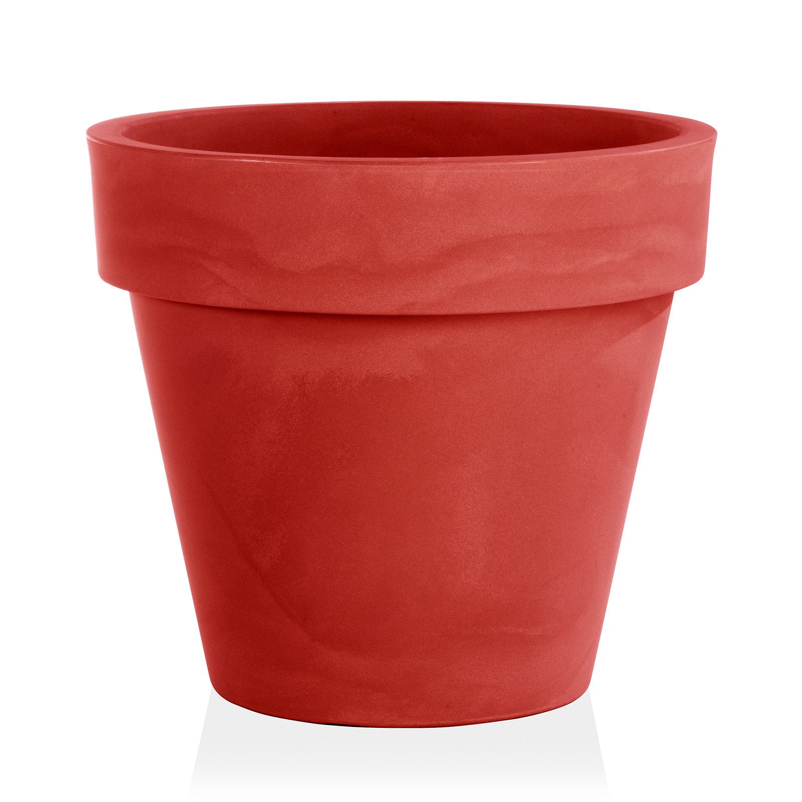 Vaso di fiori GRANITO - 60x30 cm - Rosso