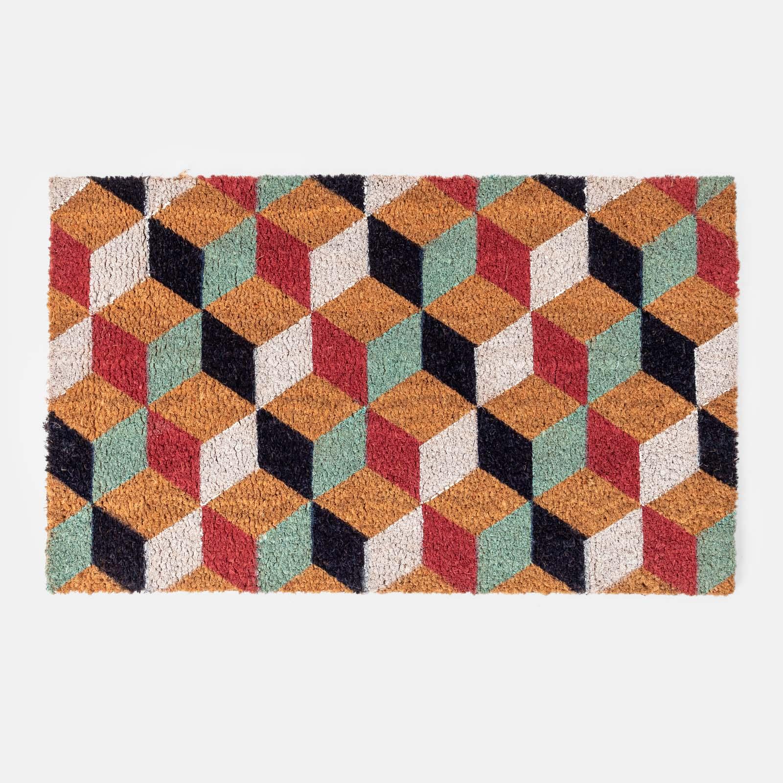 Oryx 5291035 - Fibra di cocco e gomma zerbino 45x75 cm strisce